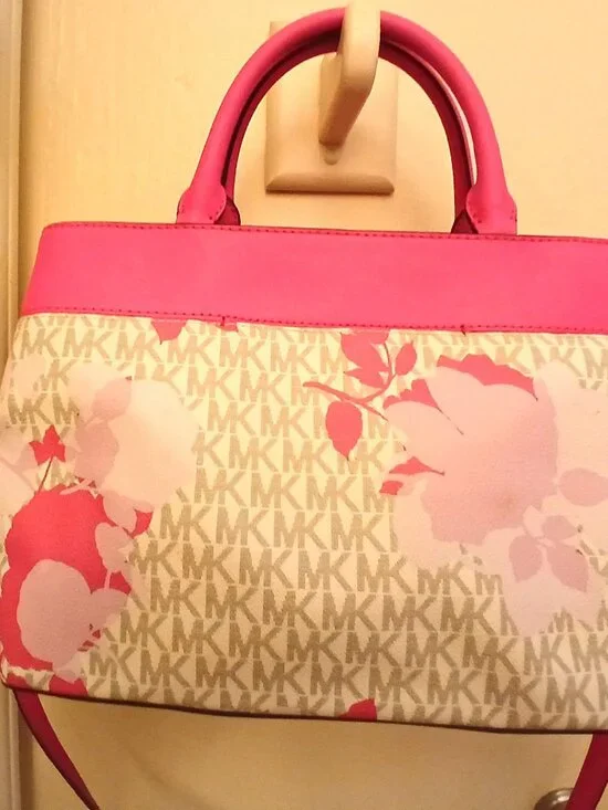 Michael Kors Hailee satchel with floral design, new - Picture 3 of 3